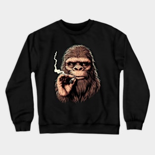 Smoking Sasquatch Wilderness Crewneck Sweatshirt